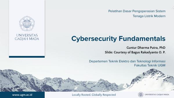 Cybersecurity Fundamentals